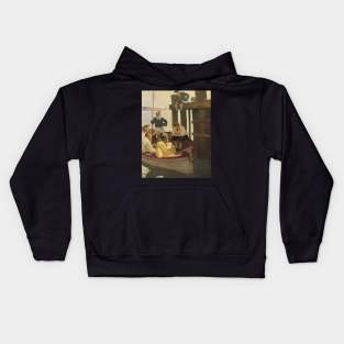 At Queen's Ferry by NC Wyeth Kids Hoodie